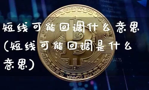 短线可能回调什么意思(短线可能回调是什么意思)_https://www.jyywjc.com_股票价格_第1张