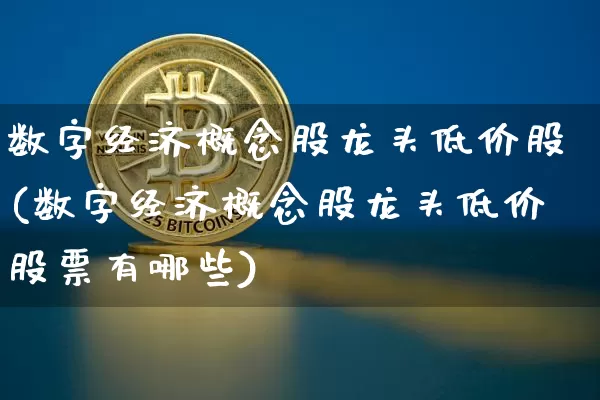 数字经济概念股龙头低价股(数字经济概念股龙头低价股票有哪些)_https://www.jyywjc.com_科创板_第1张