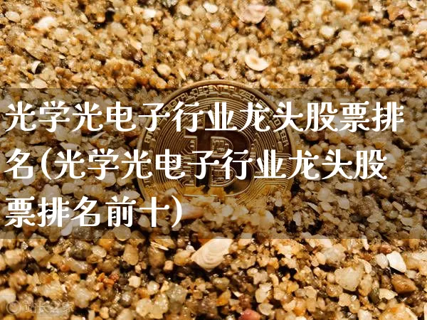 光学光电子行业龙头股票排名(光学光电子行业龙头股票排名前十)_https://www.jyywjc.com_股票板块_第1张