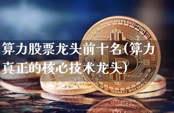 算力股票龙头前十名(算力真正的核心技术龙头)_https://www.jyywjc.com_股票趋势_第1张