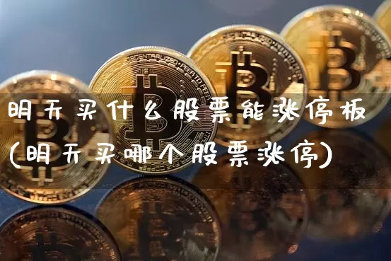 明天买什么股票能涨停板(明天买哪个股票涨停)_https://www.jyywjc.com_深交所_第1张