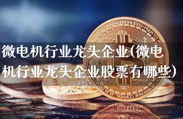 微电机行业龙头企业(微电机行业龙头企业股票有哪些)_https://www.jyywjc.com_股票行情_第1张