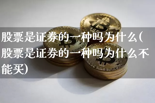 股票是证券的一种吗为什么(股票是证券的一种吗为什么不能买)_https://www.jyywjc.com_北交所_第1张