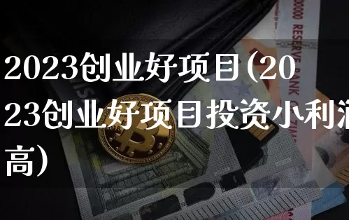 2023创业好项目(2023创业好项目投资小利润高)_https://www.jyywjc.com_股票趋势_第1张