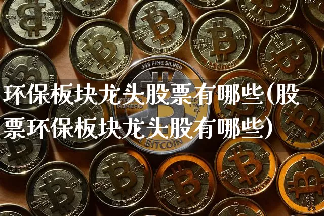环保板块龙头股票有哪些(股票环保板块龙头股有哪些)_https://www.jyywjc.com_股票板块_第1张