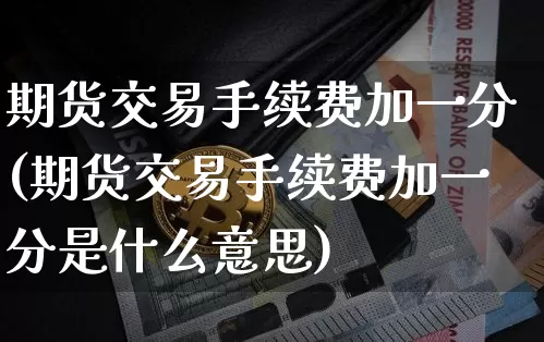 期货交易手续费加一分(期货交易手续费加一分是什么意思)_https://www.jyywjc.com_股票价格_第1张