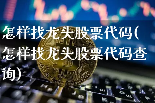 怎样找龙头股票代码(怎样找龙头股票代码查询)_https://www.jyywjc.com_股票行情_第1张