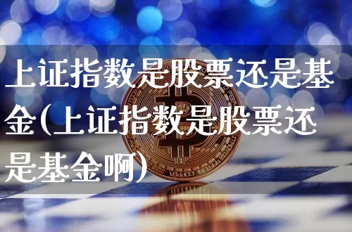 上证指数是股票还是基金(上证指数是股票还是基金啊)_https://www.jyywjc.com_股票趋势_第1张