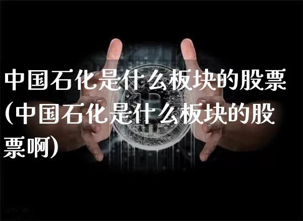 中国石化是什么板块的股票(中国石化是什么板块的股票啊)_https://www.jyywjc.com_股票_第1张