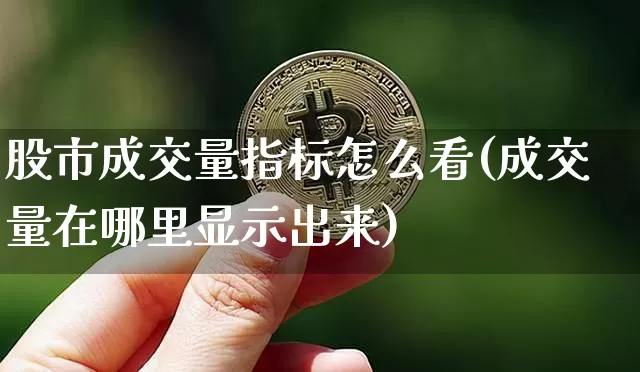 股市成交量指标怎么看(成交量在哪里显示出来)_https://www.jyywjc.com_深交所_第1张