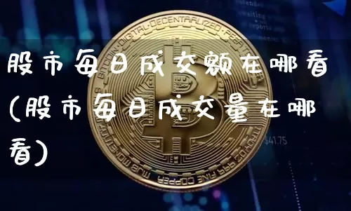 股市每日成交额在哪看(股市每日成交量在哪看)_https://www.jyywjc.com_创业板_第1张