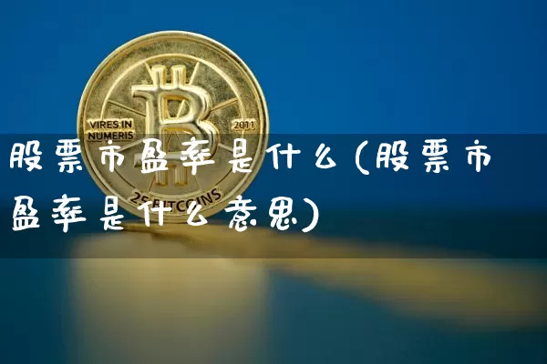 股票市盈率是什么(股票市盈率是什么意思)_https://www.jyywjc.com_上交所_第1张