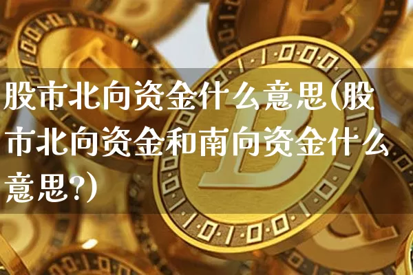 股市北向资金什么意思(股市北向资金和南向资金什么意思?)_https://www.jyywjc.com_科创板_第1张