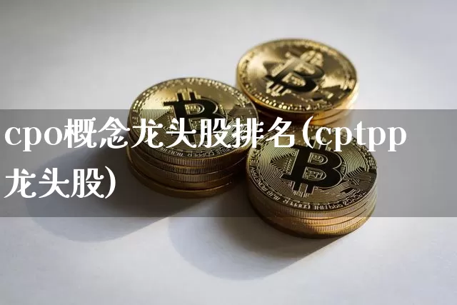 cpo概念龙头股排名(cptpp龙头股)_https://www.jyywjc.com_深交所_第1张