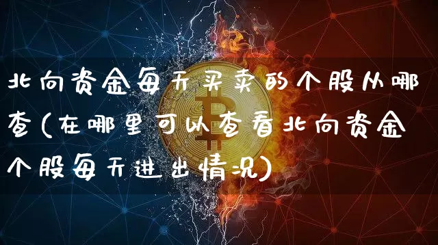 北向资金每天买卖的个股从哪查(在哪里可以查看北向资金个股每天进出情况)_https://www.jyywjc.com_股票行情_第1张