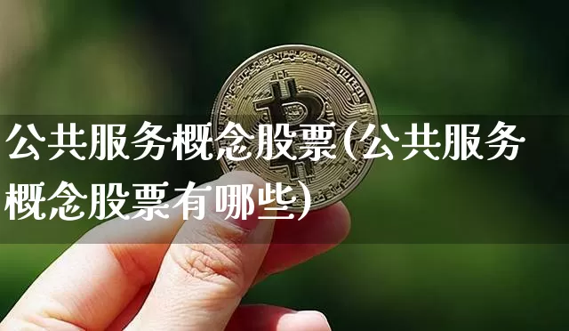 公共服务概念股票(公共服务概念股票有哪些)_https://www.jyywjc.com_股票板块_第1张
